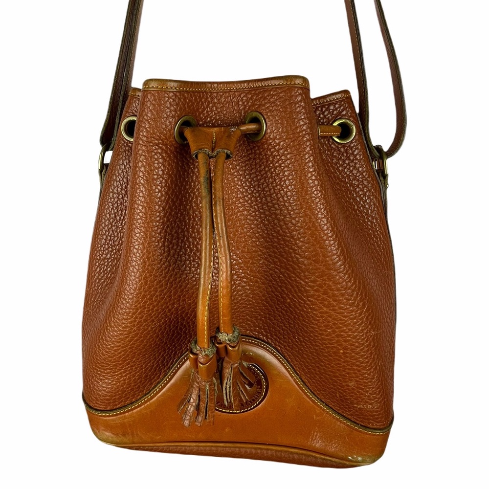 Vintage Dooney & Bourke Drawstring Bucket Handbag Purse Shoulder Bag